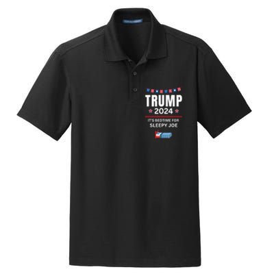 Trump 2024Funny Anti Sleepy Joe Biden Pro Trump Republican Dry Zone Grid Polo