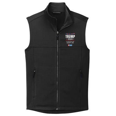 Trump 2024Funny Anti Sleepy Joe Biden Pro Trump Republican Collective Smooth Fleece Vest