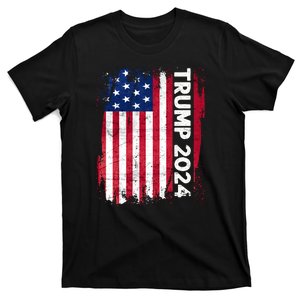 Trump 2024 American Flag T-Shirt