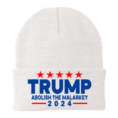 Trump 2024 Abolish The Malarkey Knit Cap Winter Beanie