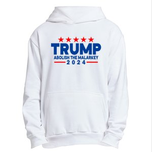 Trump 2024 Abolish The Malarkey Urban Pullover Hoodie