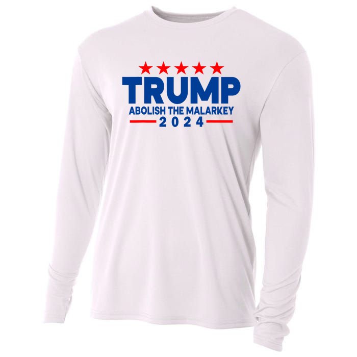 Trump 2024 Abolish The Malarkey Cooling Performance Long Sleeve Crew