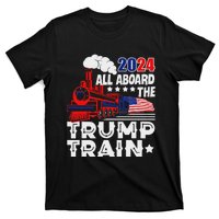 Trump 2024 All Aboard The Trump Train T-Shirt