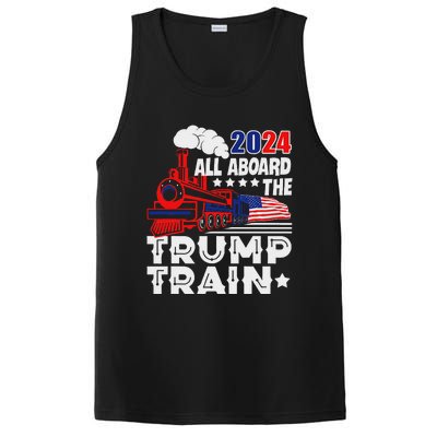 Trump 2024 All Aboard The Trump Train PosiCharge Competitor Tank