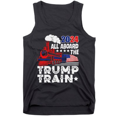 Trump 2024 All Aboard The Trump Train Tank Top