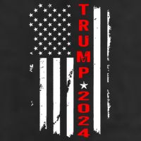 Trump 2024 American Flag Vintage Beanie