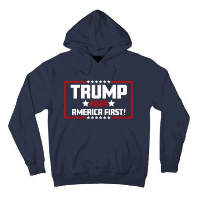 Trump 2024 America First Maga Keep America Great Democracy Tall Hoodie