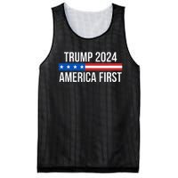 Trump 2024 America First Mesh Reversible Basketball Jersey Tank