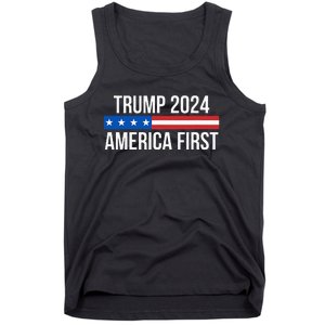 Trump 2024 America First Tank Top