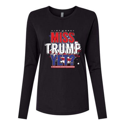 Trump 2024 America Republican Anti Joe Biden Miss Trump Yet Gift Womens Cotton Relaxed Long Sleeve T-Shirt