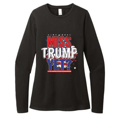 Trump 2024 America Republican Anti Joe Biden Miss Trump Yet Gift Womens CVC Long Sleeve Shirt