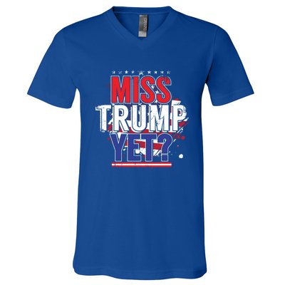 Trump 2024 America Republican Anti Joe Biden Miss Trump Yet Gift V-Neck T-Shirt