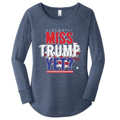 Trump 2024 America Republican Anti Joe Biden Miss Trump Yet Gift Women's Perfect Tri Tunic Long Sleeve Shirt