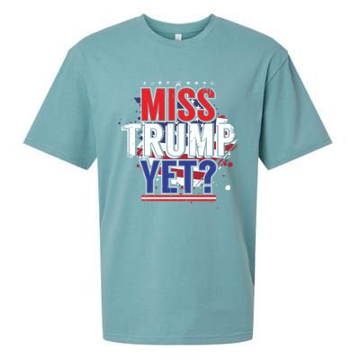 Trump 2024 America Republican Anti Joe Biden Miss Trump Yet Gift Sueded Cloud Jersey T-Shirt