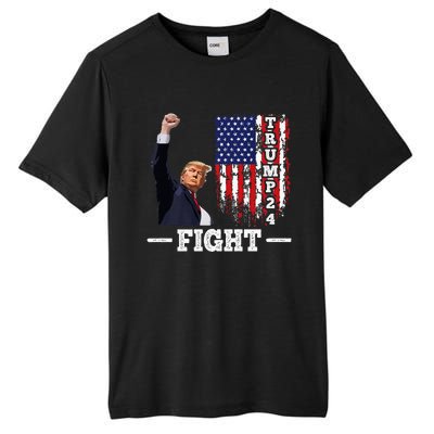 Trump 2024 Assasination Butler Pennsylvania Trump Fight Tall Fusion ChromaSoft Performance T-Shirt