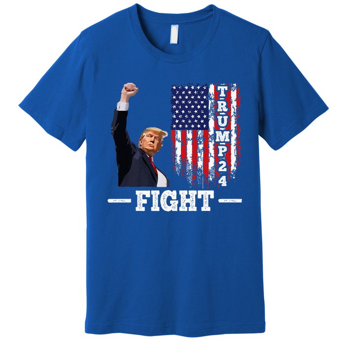 Trump 2024 Assasination Butler Pennsylvania Trump Fight Premium T-Shirt