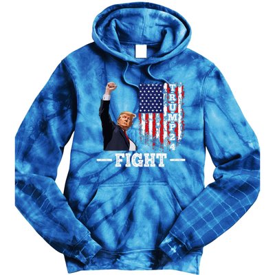 Trump 2024 Assasination Butler Pennsylvania Trump Fight Tie Dye Hoodie