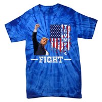 Trump 2024 Assasination Butler Pennsylvania Trump Fight Tie-Dye T-Shirt