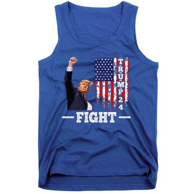 Trump 2024 Assasination Butler Pennsylvania Trump Fight Tank Top