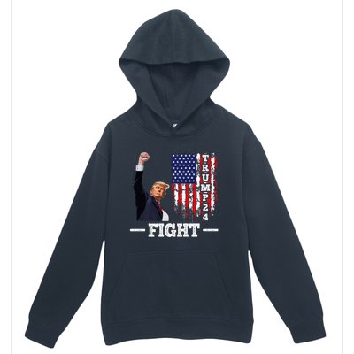 Trump 2024 Assasination Butler Pennsylvania Trump Fight Urban Pullover Hoodie