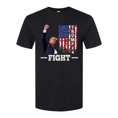 Trump 2024 Assasination Butler Pennsylvania Trump Fight Softstyle CVC T-Shirt