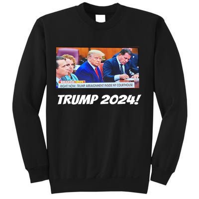 Trump 2024 Arraignment Inside Courthouse Sweatshirt