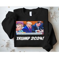 Trump 2024 Arraignment Inside Courthouse Sweatshirt