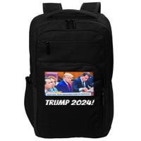 Trump 2024 Arraignment Inside Courthouse Impact Tech Backpack