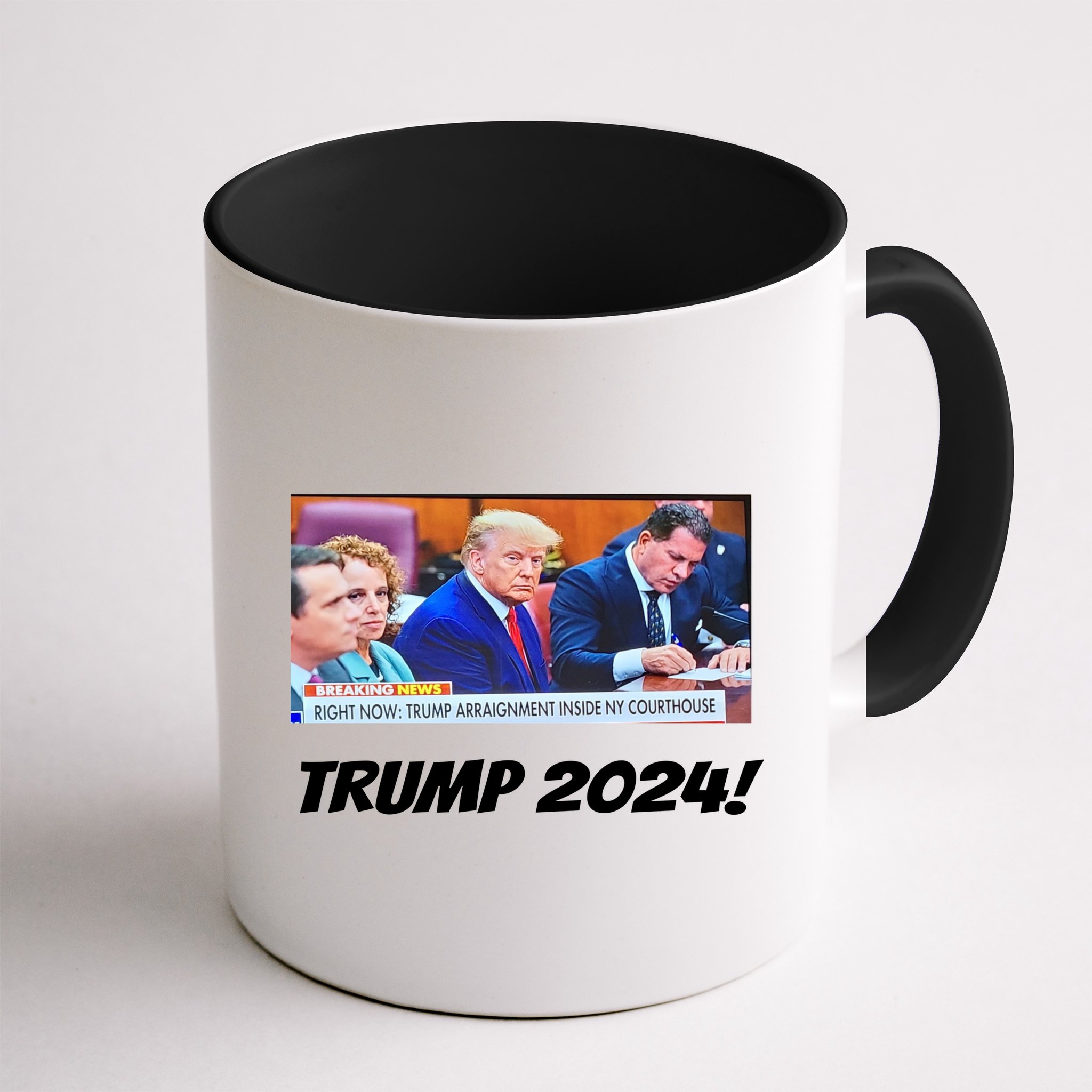 Trump 2024 Arraignment Inside Courthouse Mug