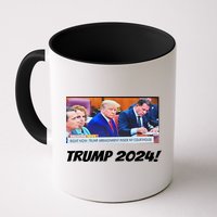 Trump 2024 Arraignment Inside Courthouse Mug