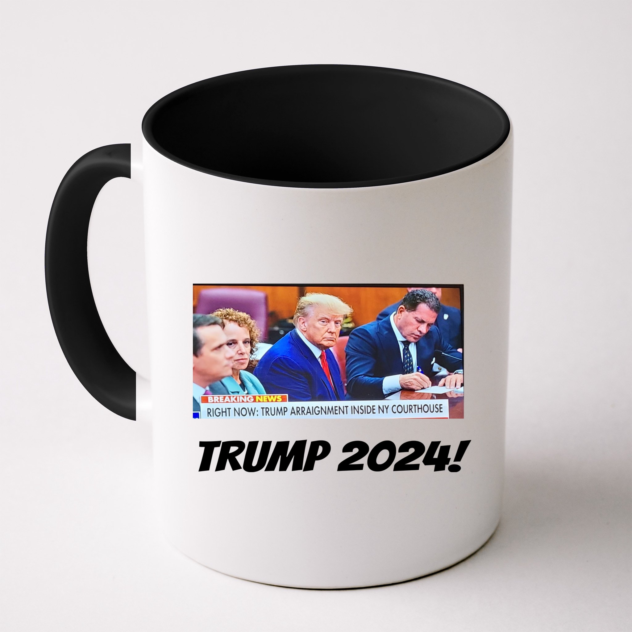 Trump 2024 Arraignment Inside Courthouse Mug