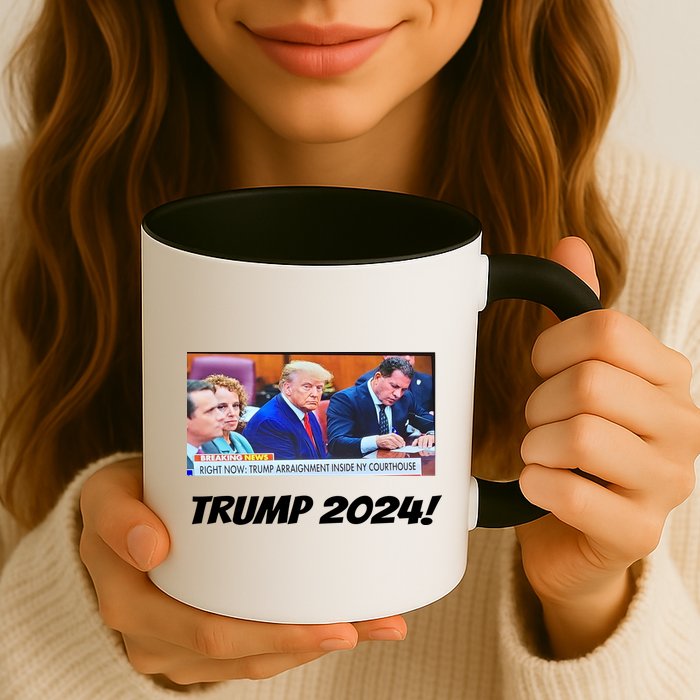 Trump 2024 Arraignment Inside Courthouse Mug