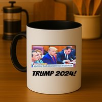 Trump 2024 Arraignment Inside Courthouse Mug