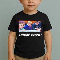 Trump 2024 Arraignment Inside Courthouse Toddler T-Shirt