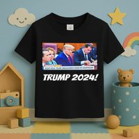 Trump 2024 Arraignment Inside Courthouse Toddler T-Shirt