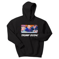 Trump 2024 Arraignment Inside Courthouse Kids Hoodie