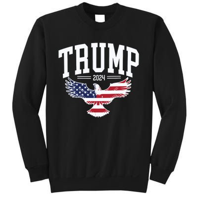 Trump 2024 American Flag Pro Trump Sweatshirt