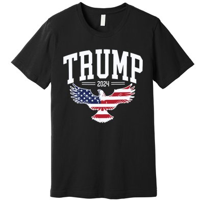 Trump 2024 American Flag Pro Trump Premium T-Shirt