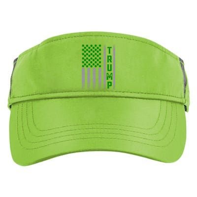 Trump 2020 American Flag Vintage St. PatrickS Day Irish Adult Drive Performance Visor