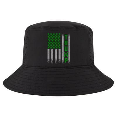 Trump 2020 American Flag Vintage St. PatrickS Day Irish Cool Comfort Performance Bucket Hat