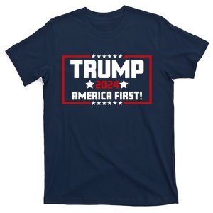 Trump 2024 America First Maga Keep America Great Democracy T-Shirt