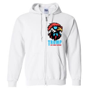 Trump 2024 As I Was Saying American Flag Supporter Full Zip Hoodie