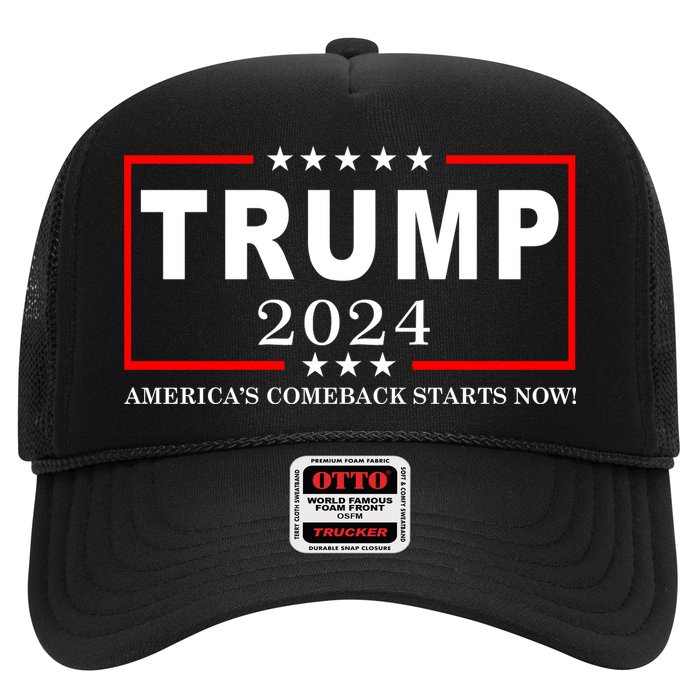 Trump 2024 America's Comeback Starts Right Now! Trucker Hat