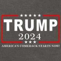 Trump 2024 America's Comeback Starts Right Now! Cotton Canvas Backpack