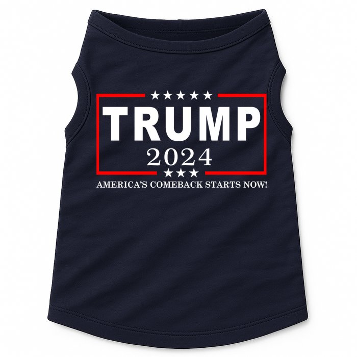 Trump 2024 America's Comeback Starts Right Now! Doggie Tank