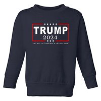 Trump 2024 America's Comeback Starts Right Now! Toddler Sweatshirt