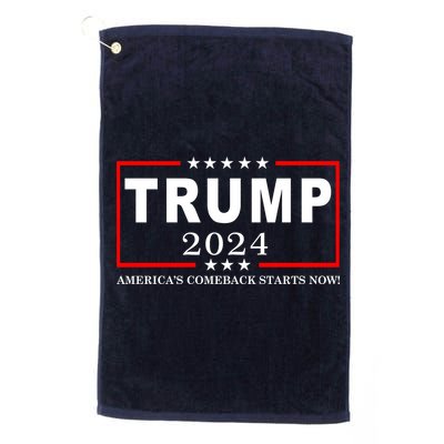 Trump 2024 America's Comeback Starts Right Now! Golf Towel