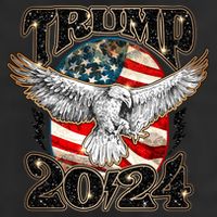 Donald Trump 2024 American Eagle 7 Panel Mesh Trucker Snapback Hat