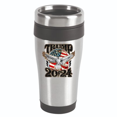 Donald Trump 2024 American Eagle 16oz Travel Tumbler