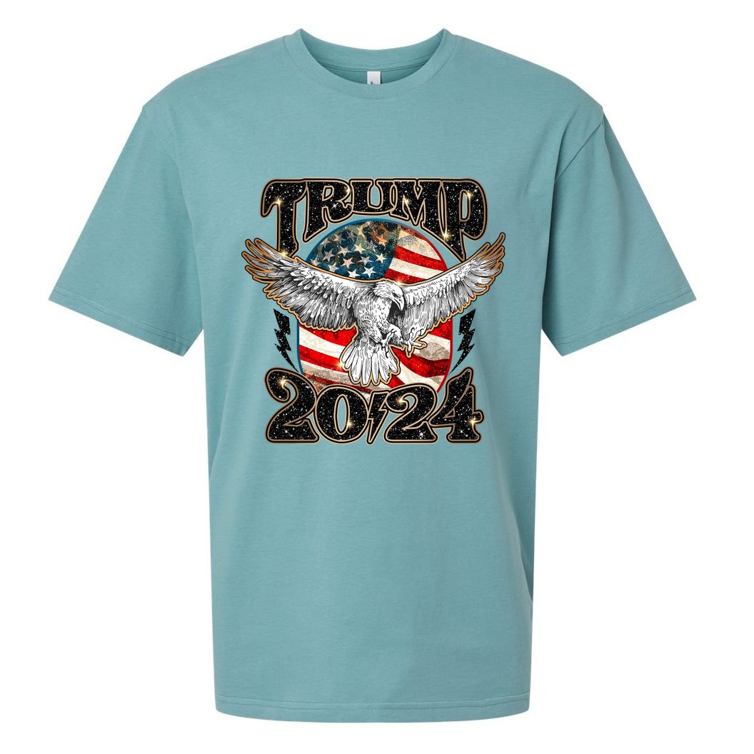 Donald Trump 2024 American Eagle Sueded Cloud Jersey T-Shirt
